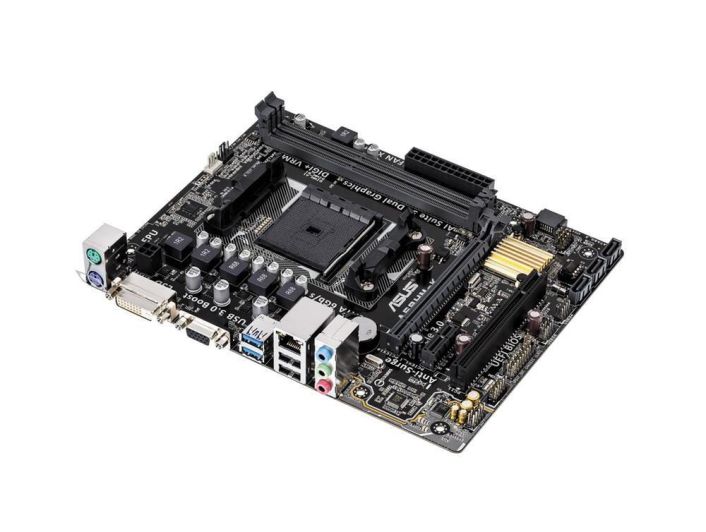 90MB0KU0-M0AAY0 ASUS A68HM-K Socket FM2+ AMD A68H Chipset AMD Athlon/ AMD A-Series Processors Support DDR3 2x DIMM 4x SATA 6.0G/s Micro-ATX Motherboard (Refurbished)