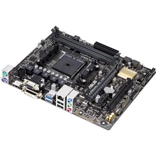 90MB0L40-M0AAY0 ASUS A68HM-PLUS Socket FM2+ AMD A68H Chipset AMD Athlon/ A-Series Processors Support DDR3 2x DIMM 4x SATA 3.0Gb/s Micro-ATX (Refurbished)