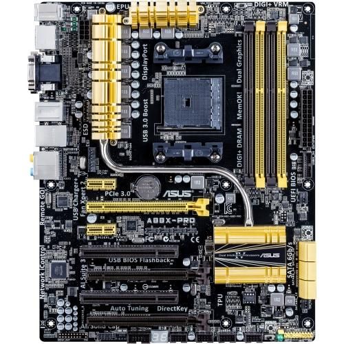 90MB0H80-M0AAY0 ASUS A88X-PRO Socket FM2+ AMD A88X Chipset AMD Athlon/A Series Processor Support DDR3 4x DIMM 6x SATA 6.0Gb/s ATX Motherboard (Refurbished)