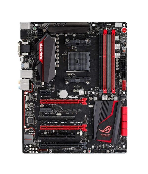 90MB0JQ0-M0AAY0 ASUS CROSSBLADE RANGER Socket FM2+ AMD A88X Chipset AMD Athlon/ A-Series Processors Support DDR3 4x DIMM 8x SATA 6.0Gb/s ATX Motherboard (Refurbished)