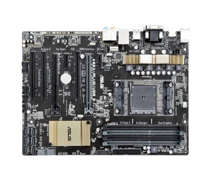 A88XPLUSUSB3 ASUS A88X-PLUS/USB 3.1 Socket FM2+ AMD A888X Chipset AMD Athlon/ A-Series Processors Support DDR3 4x DIMM 8x SATA 6.0Gb/s ATX Motherboard (Refurbished)