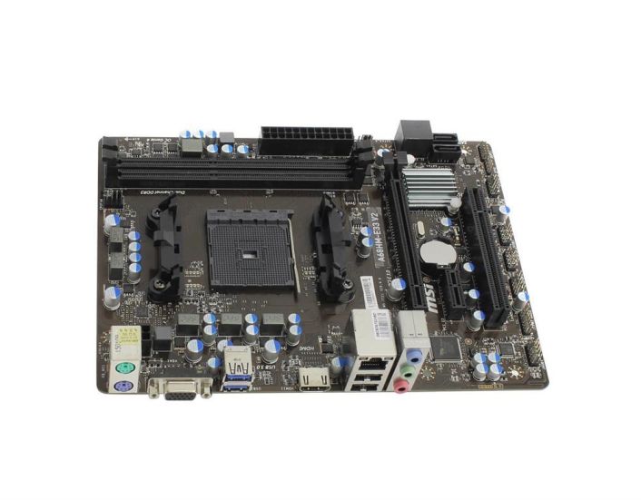 A68HME33V2 MSI A68HM-E33 V2 Socket FM2+ AMD A68H Chipset AMD Athlon/ A-Series Processors Support DDR3 2x DIMM 4x SATA 6.0Gb/s Micro-ATX Motherboard (Refurbished)