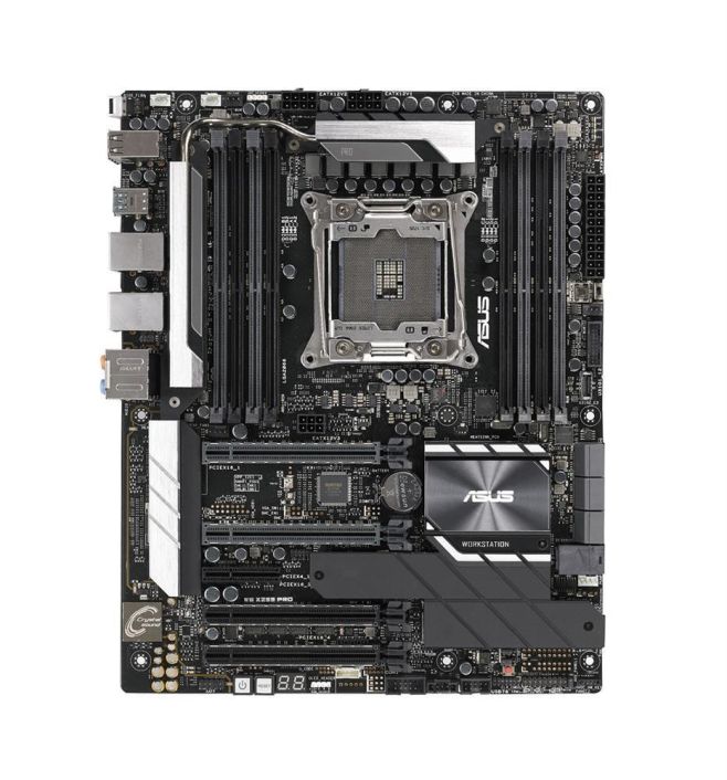 WS X299 PRO ASUS Socket LGA 2066 Intel X299 Chipset Core X-Series Processors Support DDR4 8x DIMM 6x SATA 6.0Gb/s ATX Server Motherboard (Refurbished)