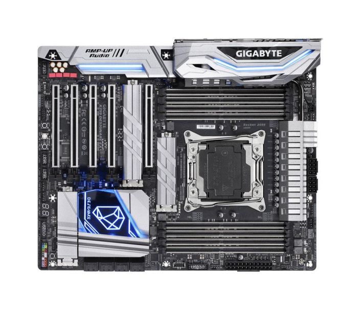 X299 DESIGNARE EX Gigabyte Socket LGA 2066 Intel X299 Express Chipset Core X-Series Processors Support DDR4 8x DIMM 6x SATA 6.0Gb/s ATX Motherboard (Refurbished)