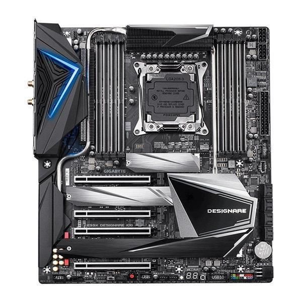 X299X DESIGNARE 10G (rev. 1.0) Gigabyte Socket LGA 2066 Intel X299 Express Chipset Core i9 X Series Processors Support DDR4 8x DIMM 8x SATA 6.0Gb/s E-ATX Motherboard (Refurbished)