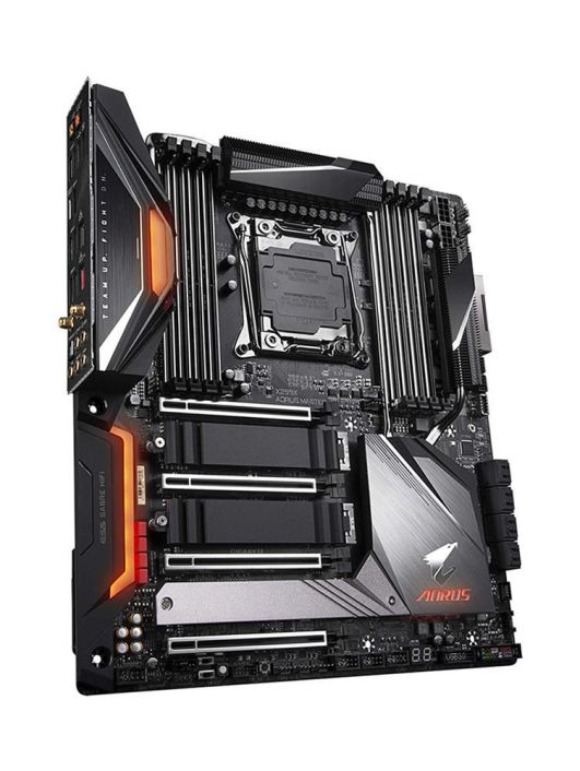 X299X AORUS MASTER rev. 1.x Gigabyte Socket LGA 2066 Intel X299 Express Chipset Core i9 X Series Processors Support DDR4 8x DIMM 8x SATA 6.0Gb/s ATX Motherboard Refurbished (Refurbished)