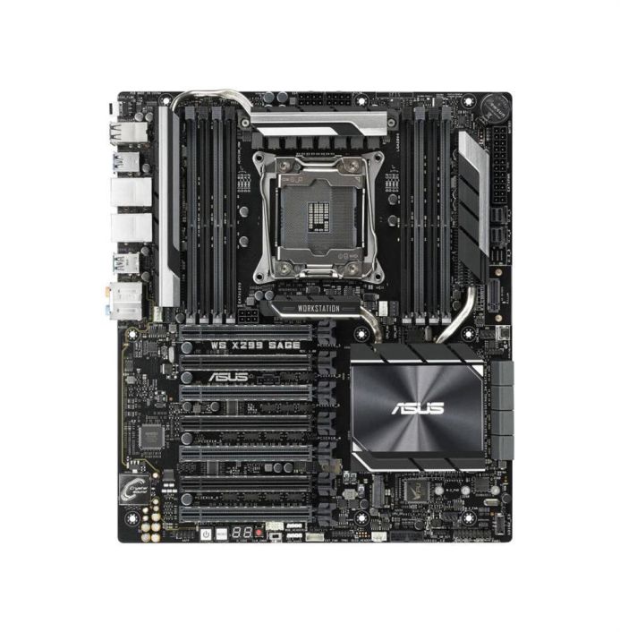 WSX299SAGE ASUS Socket LGA 2066 Intel X299 Chipset Core X Series Processors Support DDR4 8x DIMM 8x SATA 6.0Gb/s CEB Server Motherboard (Refurbished)