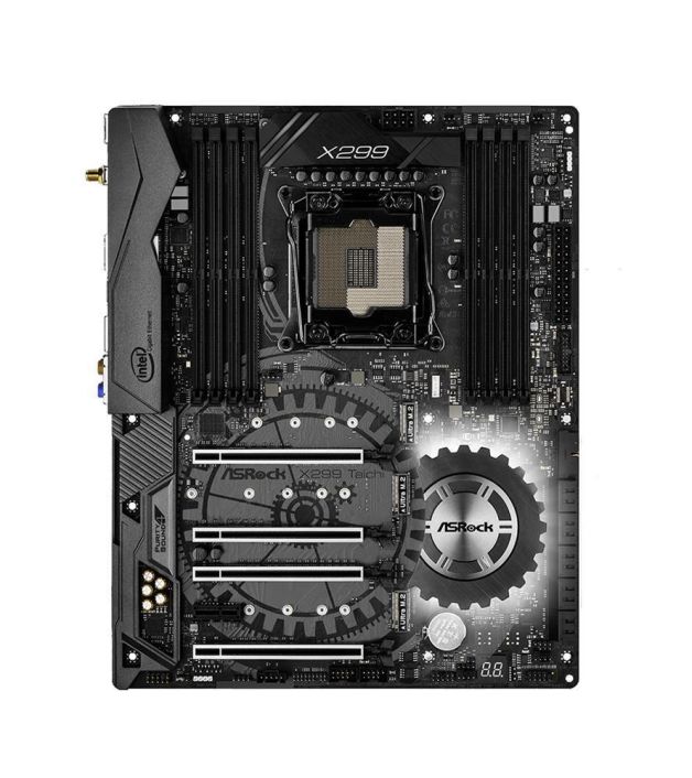 X299 Taichi ASRock Socket LGA 2066 Intel X299 Chipset Core X-Series Processors Support DDR4 8x DIMM 8x SATA3 6.0Gb/s ATX Motherboard (Refurbished)