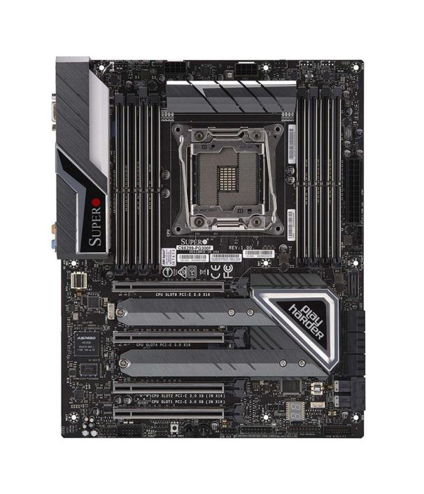 C9X299-PG300F SuperMicro Socket LGA 2066 Intel X299 Chipset Core i9 Extreme X-Series/ Core i7 Extreme X-Series/ Core i9 X-Series Processors Support DDR4 8x DIMM 6x SATA3 6.0Gb/s ATX Motherboard (Refurbished)
