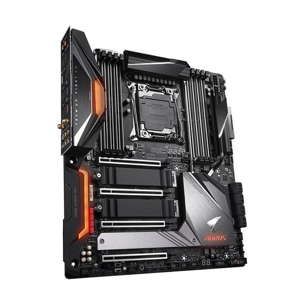 X299X AORUS MASTER Gigabyte Socket LGA 2066 Intel X299 Express Chipset Core i9 X Series Processors Support DDR4 8x DIMM 8x SATA 6.0Gb/s ATX Motherboard Refurbished (Refurbished)