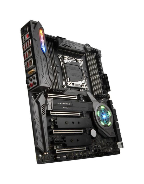 X299XPOWERGAMINGAC MSI Socket 2066 Intel X299 Chipset Core X-Series Processors Support DDR4 8x DIMM 8x SATA 6.0Gb/s ATX Motherboard (Refurbished)