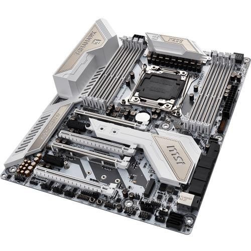 X299 TOMAHAWK ARCTIC MSI Socket LGA 2066 Intel X299 Chipset Core X-Series Processors Support DDR4 8x DIMM 8x SATA 6.0Gb/s ATX Motherboard (Refurbished)