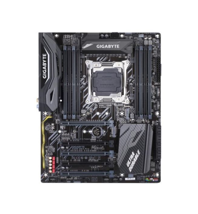X299UD4Pro(rev.1.0) Gigabyte Socket LGA 2066 Intel X299 Express Chipset Core X-Series Processors Support DDR4 8x DIMM 8x SATA 6.0Gb/s ATX Motherboard (Refurbished) X299 UD4 Pro (rev. 1.0)