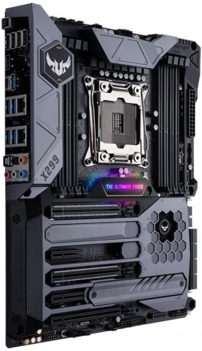 TUF X299 MARK 1 Asus Socket 2066 Intel X299 Chipset Core X-Series Processors Support DDR4 8x DIMM 8x SATA 6.0Gb/s ATX Motherboard (Refurbished)