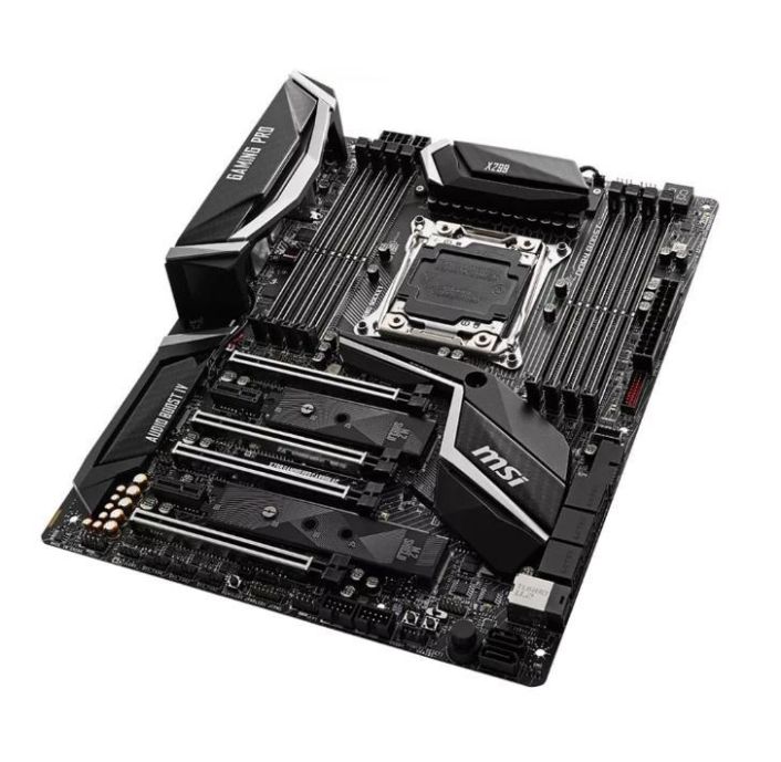 X299GAMINGPROCARBON MSI Socket 2066 Intel X299 Chipset Core X-Series Processors Support DDR4 8x DIMM 8x SATA 6.0Gb/s ATX Motherboard (Refurbished) X299 GAMING PRO CARBON