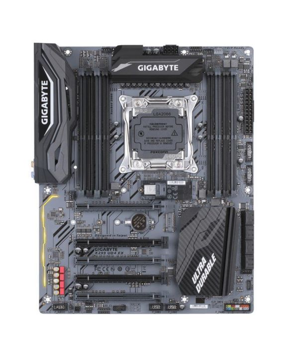 X299UD4EX(rev.1.0) Gigabyte Socket LGA 2066 Intel X299 Express Chipset Core X-Series Processors Support DDR4 8x DIMM 8x SATA 6.0Gb/s ATX Motherboard (Refurbished) X299 UD4 EX (rev. 1.0)