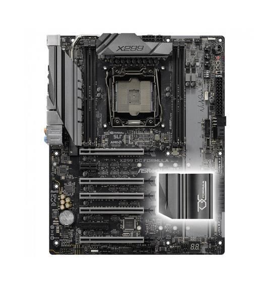 X299 OC Formula ASRock Socket LGA 2066 Intel X299 Chipset Core X-Series Processors Support DDR4 4x DIMM 6x SATA3 6.0Gb/s ATX Motherboard (Refurbished)