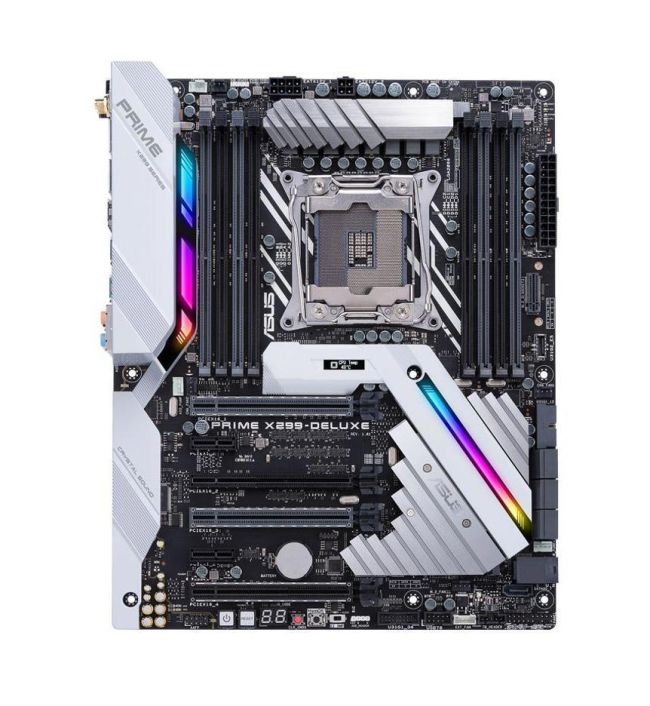PRIME X299-DELUXE ASUS Socket LGA 2066 Intel X299 Chipset Core X-Series Processors Support DDR4 8x DIMM 7x SATA 6.0Gb/s ATX Motherboard (Refurbished)