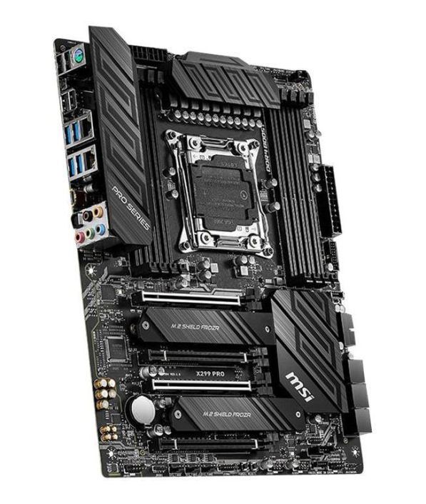 X299-A PRO MSI Socket LGA 2066 Intel X299 Chipset Core X-Series Processors Support DDR4 8x DIMM 6x SATA3 6.0Gb/s ATX Motherboard (Refurbished)