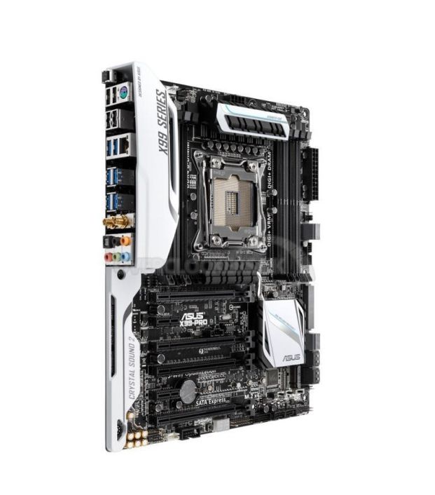 X99PROUSB31 ASUS X99-PRO/USB 3.1 Socket LGA 2011-v3 Intel X99 Chipset Core i7 Processors Support DDR4 8x DIMM 8x SATA 6.0Gb/s ATX Motherboard