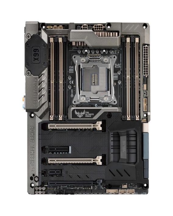 90MB0L00-M0EAY1 ASUS SABERTOOTH X99 Socket LGA 2011-v3 Intel X99 Chipset Core i7 Processors Support DDR4 8x DIMM 8x SATA 6.0Gb/s ATX Motherboard (Refurbished)