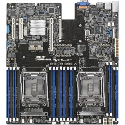 Z10PRD16 ASUS Z10PR-D16 Server Motherboard Intel C612 Chipset Socket LGA 2011-v3 (Refurbished)