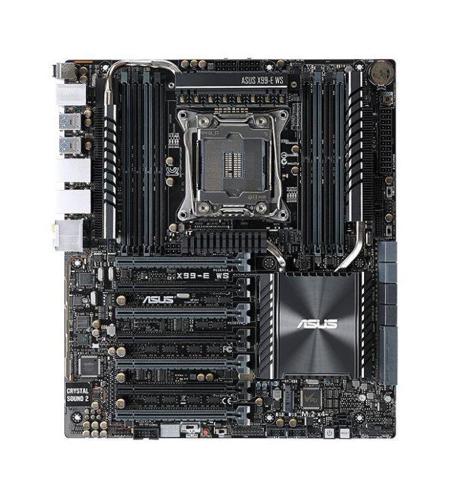 X99-E WS Asus Socket LGA 2011-v3 Intel X99 Chipset Core i7 X-Series Processors/ Xeon E5-1600 v3/ E5-2600 v3/ E5-1600 v4/ E5-2600 v4 Processors Support DDR4 8x DIMM 8x SATA 6.0Gb/s CEB Motherboard (Refurbished)