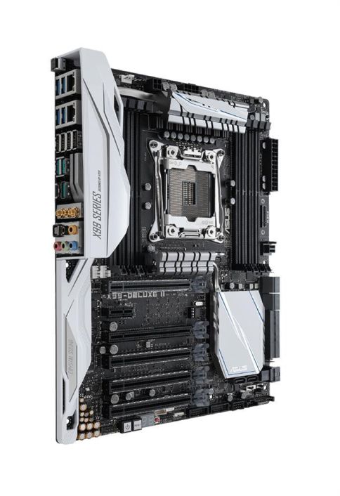 X99DELUXEII ASUS X99-DELUXE II Socket 2011-v3 Intel X99 Chipset Core i7 Series Processors Support DDR4 8x DIMM 8x SATA 6.0Gb/s ATX Motherboard (Refurbished)