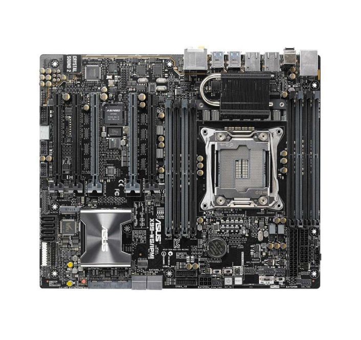 90SB04S0-M1EAY0 ASUS X99-WS/IPMI Socket LGA 2011-v3 Intel X99 Chipset Intel Xeon E5-1600 v3/ E5-2600 v3/ E5-1600 v4/ E5-2600 v4 Processors Support DDR4 8x DIMM 8x SATA 6.0Gb/s ATX Server Motherboard (Refurbished)