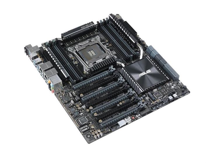 90SB05D0-M0EAY0 ASUS X99-E WS/USB3.1 Socket LGA 2011-v3 Intel X99 Chipset Core i7/ Core i7 X-Series/ Intel Xeon Processors Support DDR4 8x DIMM 8x SATA 6.0Gb/s CEB Motherboard (Refurbished)