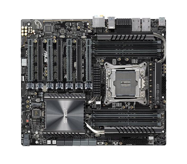 X99E10GWS ASUS Socket LGA 2011-v3 Intel X99 Chipset Xeon E5-1600 v3/ E5-2600 v3/ E5-1600 v4/ E5-2600 v4/ Core i7 X-Series Processors Support DDR 8x DIMM 10x SATA 6.0Gb/s CEB Motherboard (Refurbished)