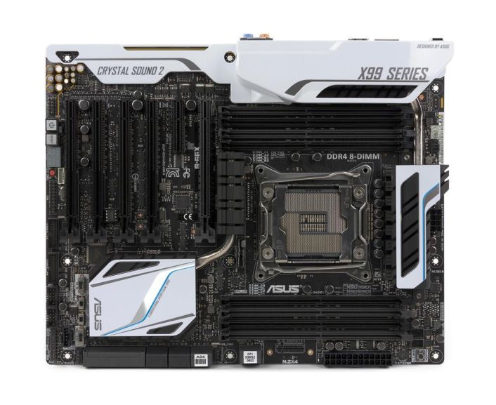 X99-S ASUS Socket LGA 2011-v3 Intel X99 Chipset Core i7 Processors Support DDR4 8x DIMM 8x SATA 6.0Gb/s ATX Motherboard (Refurbished)