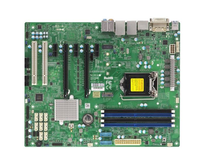 X11SAEO SuperMicro Socket H4 LGA 1151 Xeon E3-1200 v5 / v6 Intel C236 Chipset DDR4 4 x DIMM 8 x SATA 6Gbps ATX Server Motherboard (Refurbished)