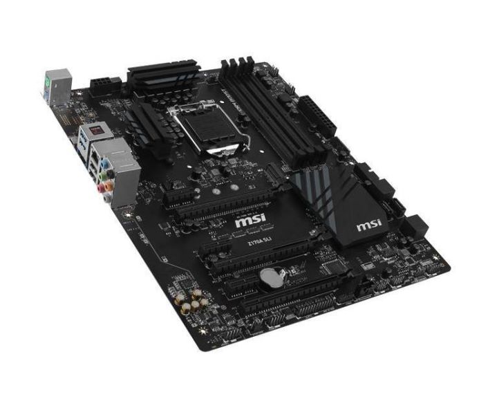 Z170ASLI MSI Z170A SLI Socket LGA 1151 Intel Z170 Chipset 6th Generation Core i7 / i5 / i3 / Pentium / Celeron Processors Support DDR4 4x DIMM 6x SATA 6.0Gb/s ATX Motherboard (Refurbished)