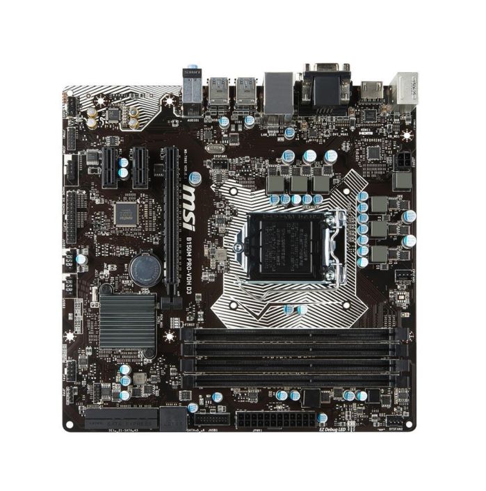 7982-011R MSI H170M PRO-VDH Socket LGA 1151 Intel H170 Chipset 6th Generation Core i7 / i5 / i3 / Pentium / Celeron Processors Support DDR4 4x DIMM 6x SATA 6.0Gb/s Micro-ATX Motherboard (Refurbished)