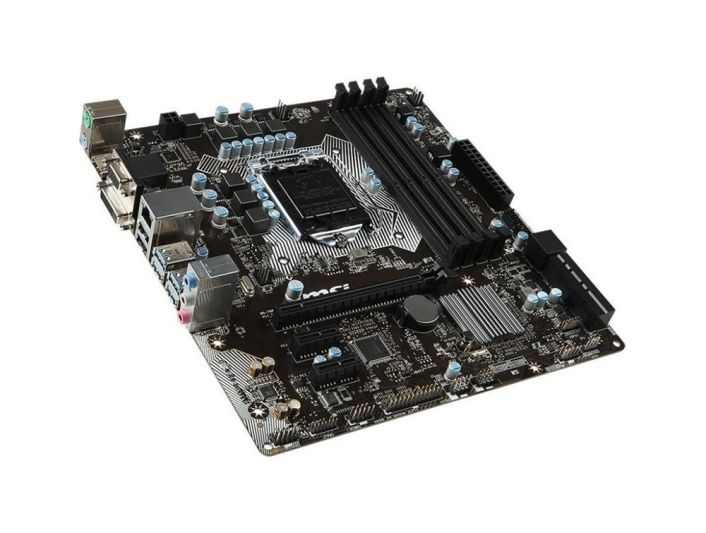 7982-012R MSI B150M PRO-VDH Socket LGA 1151 Intel B150 Chipset 6th Generation Core i7 / i5 / i3 / Pentium / Celeron Processors Support DDR4 4x DIMM 6x SATA 6.0Gb/s Micro-ATX Motherboard (Refurbished)
