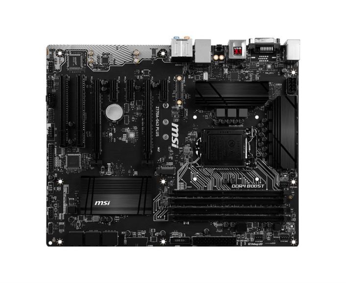 7970-002R MSI Z170A-G43 PLUS Socket LGA 1151 Intel Z170 Chipset 6th Generation Core i7 / i5 / i3 / Pentium / Celeron Processors Support DDR4 4x DIMM 6x SATA 6.0Gb/s ATX Motherboard (Refurbished)