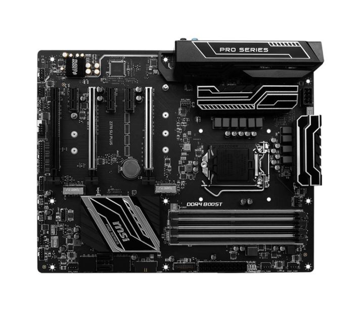Z270 SLI PLUS MSI Socket LGA 1151 Intel Z270 Chipset 7th/6th Generation Core i7 / i5 / i3 / Pentium / Celeron Processors Support DDR4 4x DIMM 6x SATA 6.0Gb/s ATX Motherboard (Refurbished)