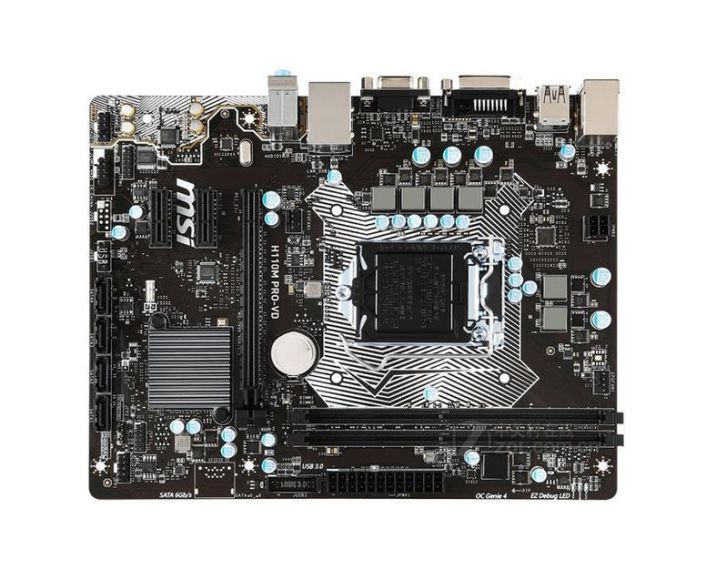 H110MPRO-D-PB-R MSI H110M PRO-D Socket LGA 1151 Intel H110 Chipset 6th Generation Core i7 / i5 / i3 / Pentium / Celeron Processors Support DDR4 2x DIMM 4x SATA 6.0Gb/s Micro-ATX Motherboard (Refurbished)