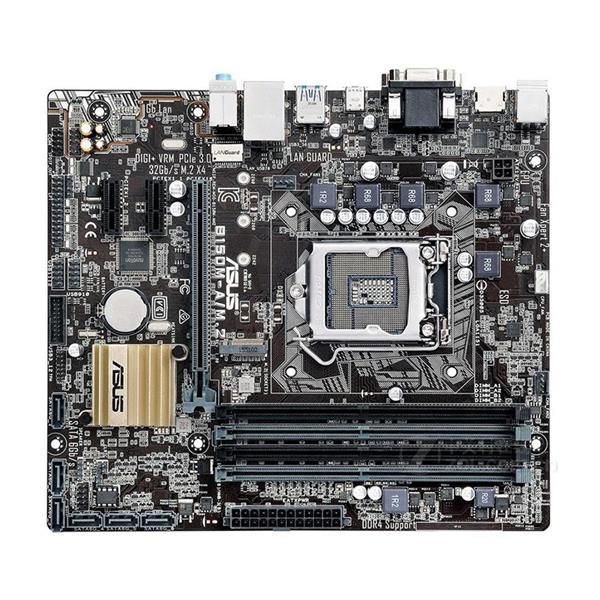 90MB0RR0-M0EAY0 ASUS B150M-A/M.2 Socket LGA 1151 Intel B150 Chipset 6th Generation Core i7 / i5 / i3 / Pentium / Celeron Processors Support DDR4 4x DIMM 6x SATA 6.0Gb/s Micro-ATX Motherboard