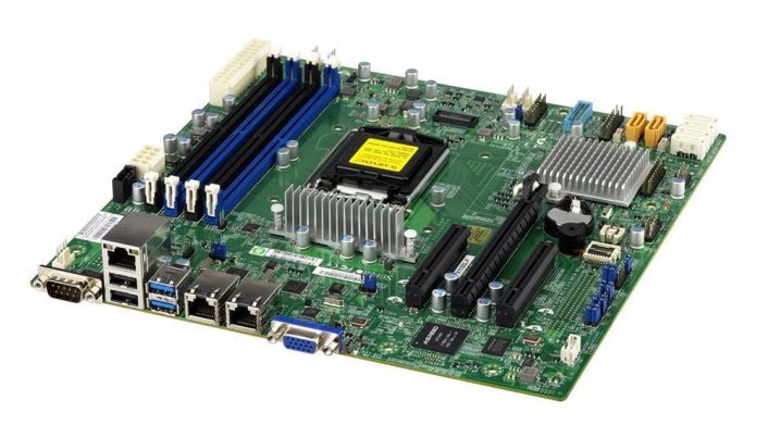 MBDX11SSLFO SuperMicro X11SSL-F Socket H4 LGA 1151 Xeon E3-1200 v5 / v6 Intel C232 Chipset DDR4 4 x DIMM 6 x SATA 6Gbps micro-ATX Server Motherboard (Refurbished)
