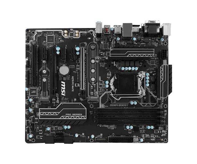H270 PC MATE MSI Socket LGA 1151 Intel H270 Chipset 7th/6th Generation Core i7 / i5 / i3 / Pentium / Celeron Processors Support DDR4 6x SATA 6.0Gb/s ATX Motherboard (Refurbished)