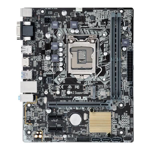 H110MEM2 ASUS H110M-E/M.2 Socket LGA 1151 Intel H170 Chipset 6th Generation Core i7 / i5 / i3 / Pentium / Celeron Processors Support DDR4 2x DIMM 4x SATA 6.0Gb/s Micro-ATX Motherboard (Refurbished)