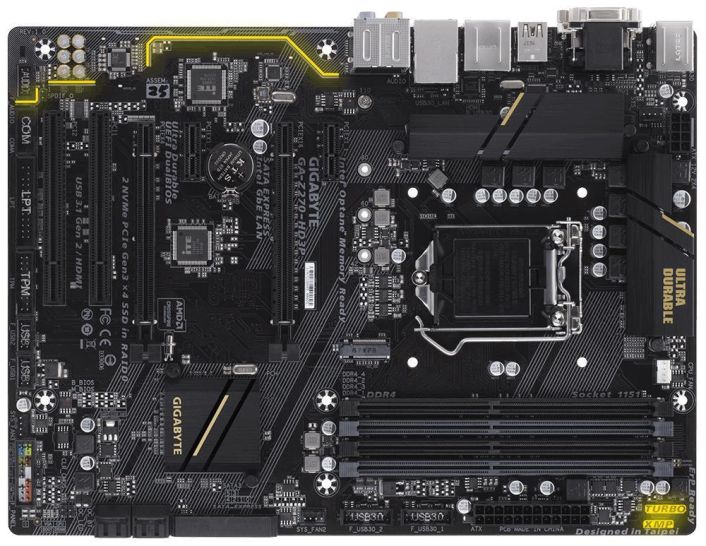 GA-Z270-HD3P Gigabyte Ultra Durable Desktop Motherboard Intel Z270 Chipset Socket H4 LGA-1151 (Refurbished)