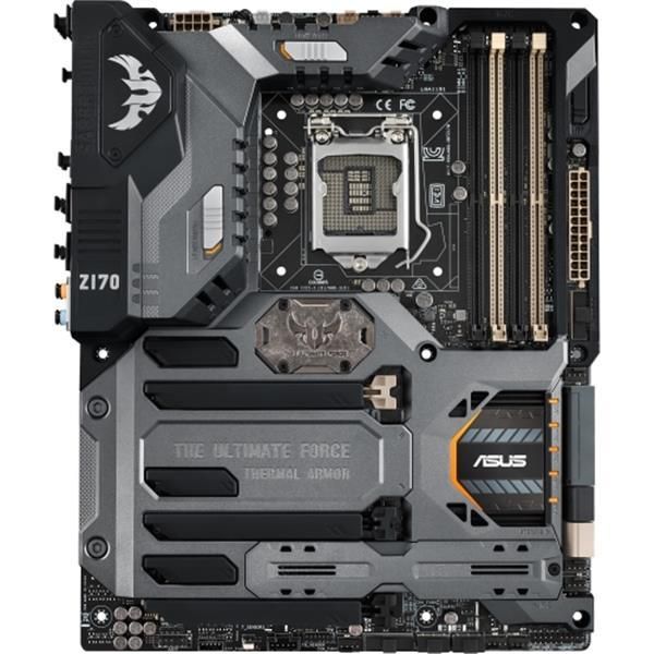 SBZ170MARK1 ASUS SABERTOOTH Z170 MARK 1 Socket LGA 1151 Intel Z170 Chipset 7th/6th Generation Core i7 / i5 / i3 / Pentium / Celeron Processors Support DDR4 4x DIMM 6x SATA 6.0Gb/s ATX Motherboard (Refurbished)