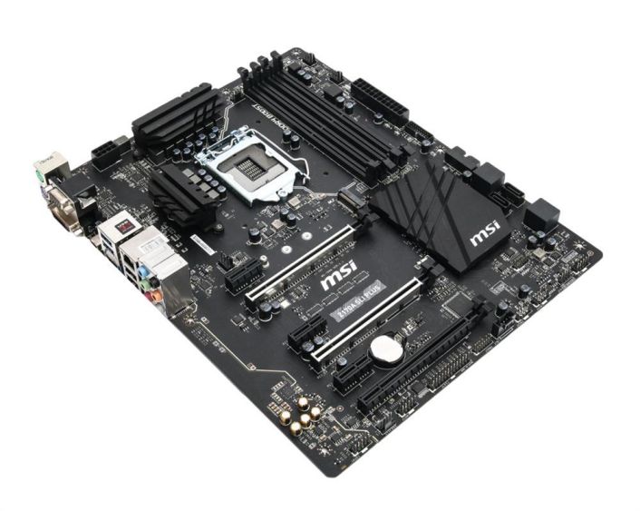 Z170A SLI PLUS MSI Socket LGA 1151 Intel Z170 Chipset 6th Generation Core i7 / i5 / i3 / Pentium / Celeron Processors Support DDR4 4x DIMM 6x SATA 6.0Gb/s ATX Motherboard (Refurbished)