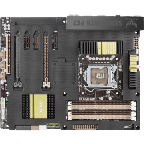90-MIBEDA-G0AAY0KZ ASUS SABERTOOTH P67 Socket LGA 1151 Intel P67 Chipset 2nd Generation Core i7 / i5 / i3 Processors Support DDR3 4x DIMM 2x SATA 6.0Gb/s ATX Motherboard (Refurbished)