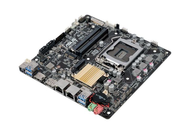 H110T ASUS Socket LGA 1151 Intel H110 Chispet 7th/6th Generation Core i7 / i5 / i3 / Pentium / Celeron Processors Support DDR4 2x DIMM 2x SATA 6.0Gb/s Mini-ITX Motherboard (Refurbished)