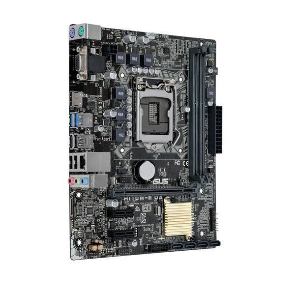 H110M-D-D3 ASUS H110M-D D3 Socket LGA 1151 Intel H110 Chipset 6th Generation Core i7 / i5 / i3 / Pentium / Celeron Processors Support DDR3 2x DIMM 4x SATA 6.0Gb/s uATX Motherboard (Refurbished)