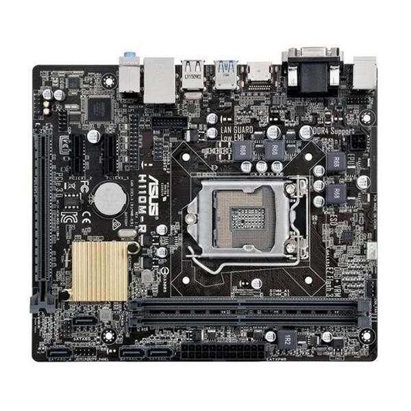 GP-105-A1 ASUS H110M-R Socket LGA 1151 Intel H110 Chipset Core i7 / i5 / i3 / Pentium / Celeron Processors Support DDR4 2x DIMM 4x SATA 6.0Gb/s Micro-ATX Motherboard (Refurbished)
